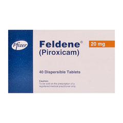 Feldene Tablets 20Mg (1 Box = 4 Strips) (1 Strip = 10 Tablets)