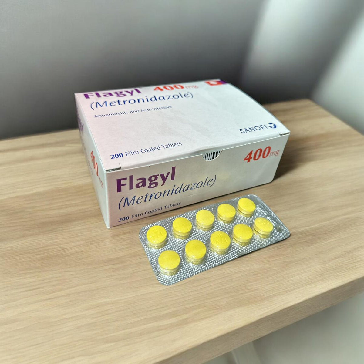 Flagyl Tablets 400Mg (1 Strip = 10 Tablets)