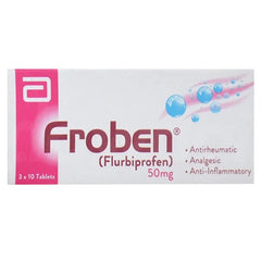 Froben Tablets 50Mg (1 Strip = 10 Tablets)