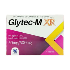 Glytec-M Xr Tablets 50Mg+500Mg (1 Strip = 7 Tablets)