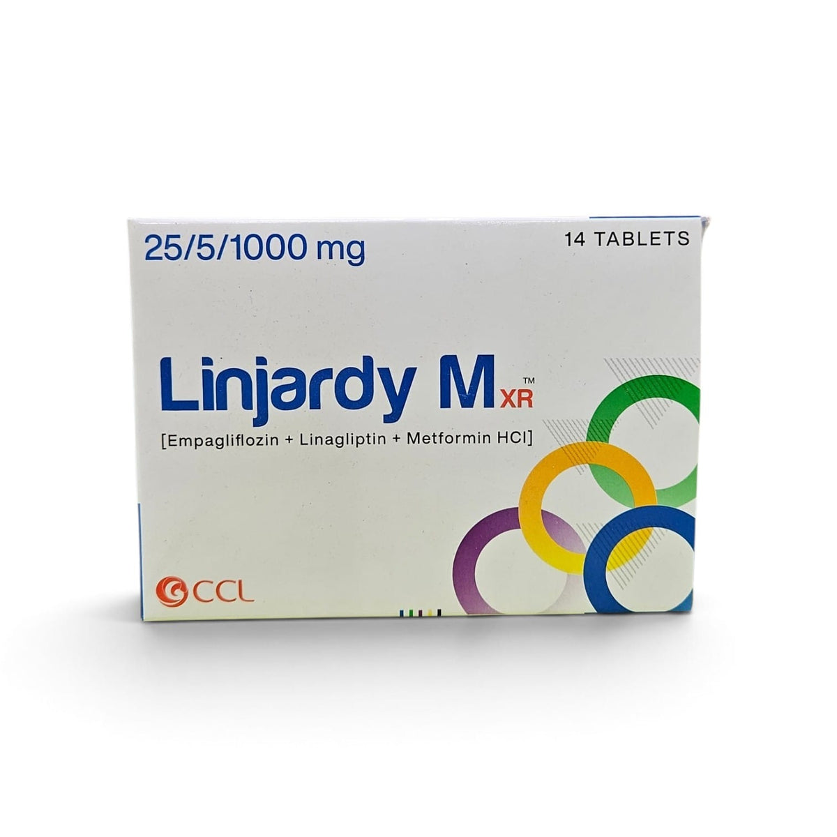 Linjardy M XR 25/5/1000mg Tablet (1 Strip = 7 Tablets)