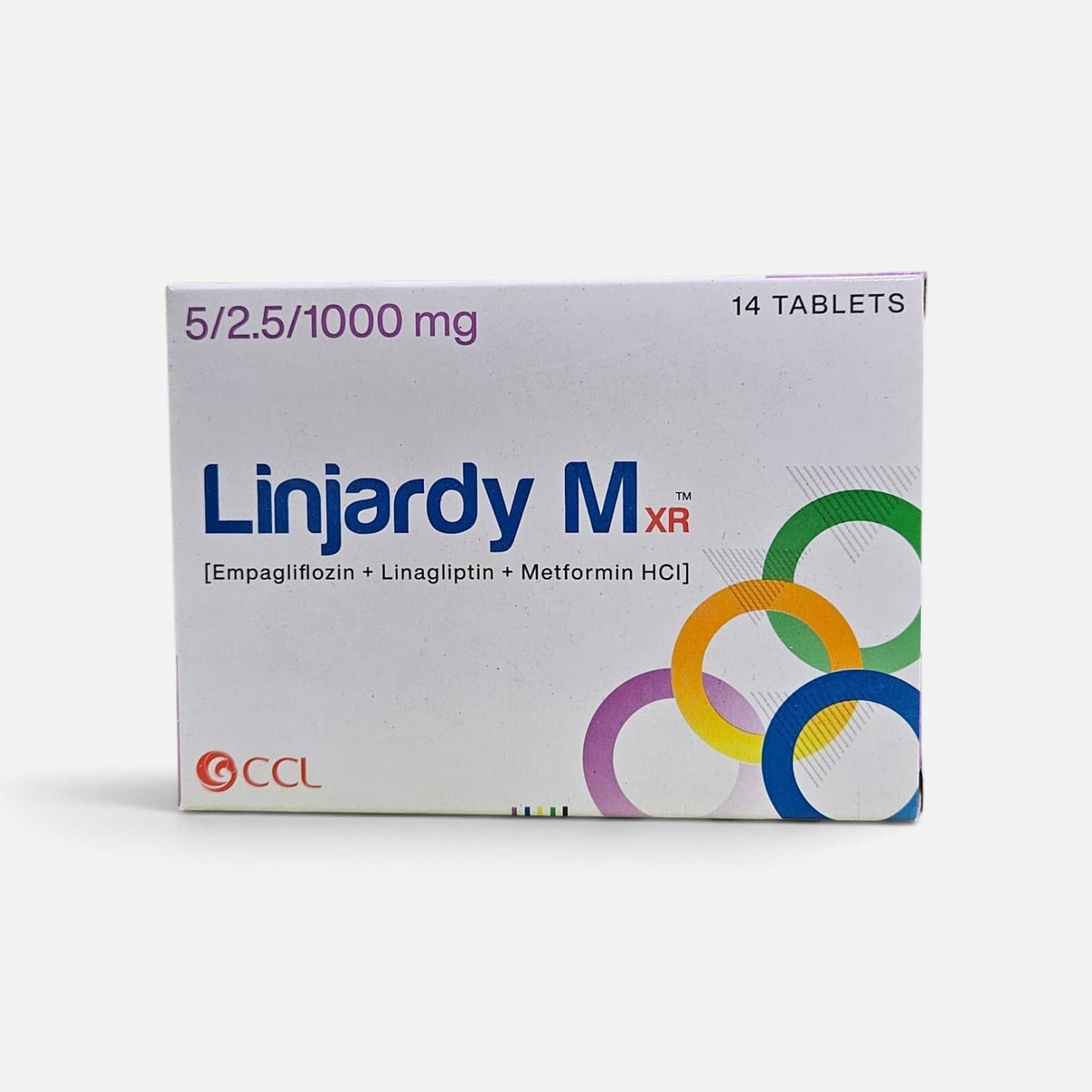 Linjardy M XR 5/2.5/1000mg Tablet (1 Strip = 7 Tablets)