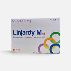 Linjardy M XR 5/2.5/1000mg Tablet (1 Strip = 7 Tablets)