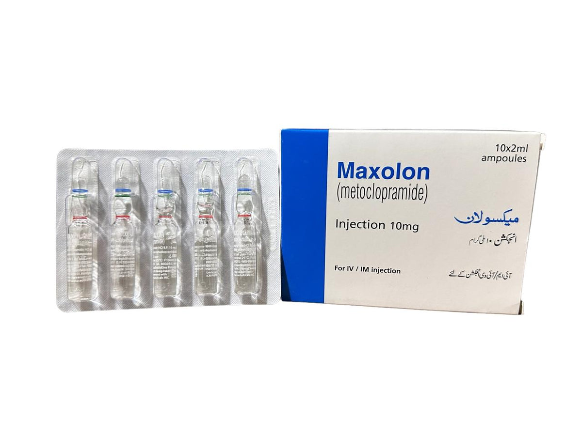 Maxolon Maxolon Iv/Im Injection 10Mg (1 Box = 10 Ampoules) – Multan Plus Pharmacy