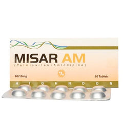 Misar Am Tablets 80/10Mg  (1 Strip = 10 Tablets)