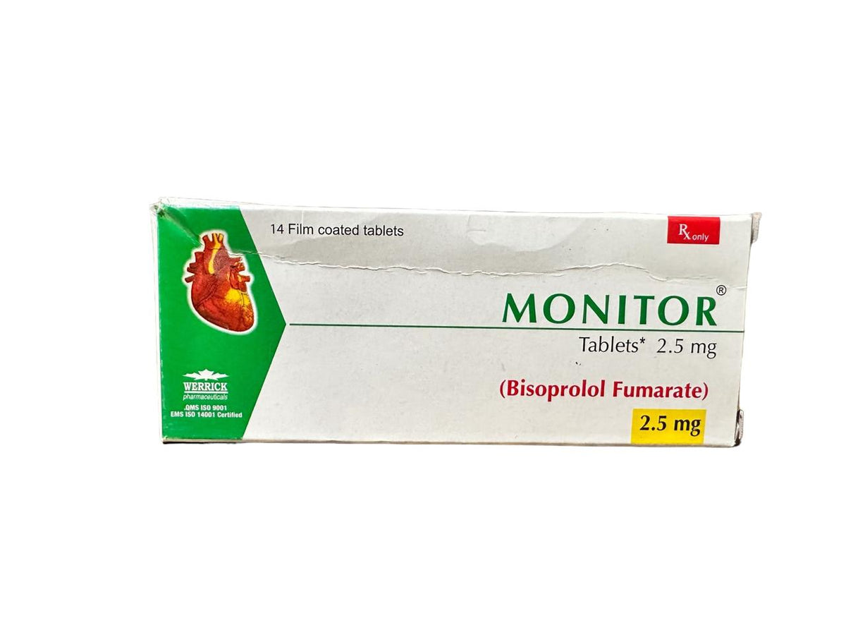 Monitor Tablets 2.5Mg (1 Box  = 14Tablets)