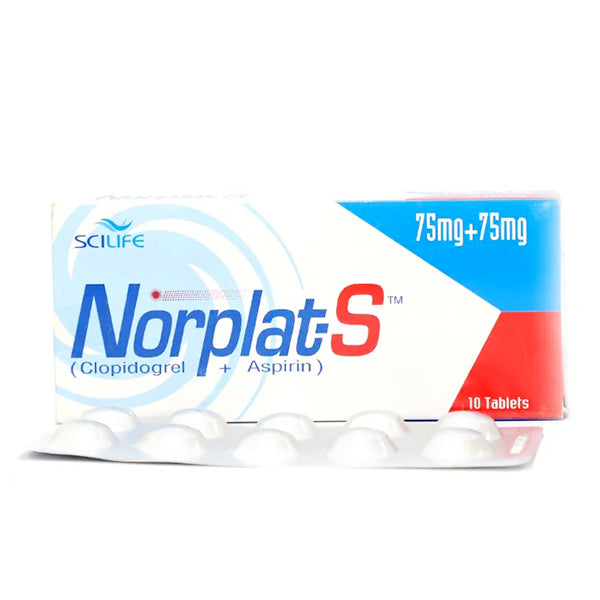 Norplat-S Tablets 75Mg+75Mg (1 Box = 10 Tablets)