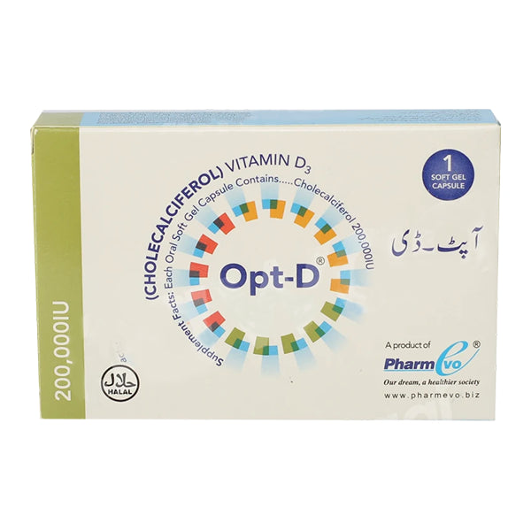 Opt-D Capsules 200,000Iu (1 Box = 1 Capsule)