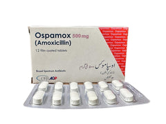 Ospamox Tablets 500Mg (1 Box = 12 Tablet)