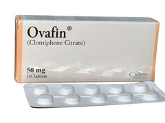 Ovafin Tablets 50Mg (1 Box = 10 Tablets)