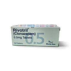 Rivotril 0.5mg Tablet ( 1strip=10 tablets ) (Copy)