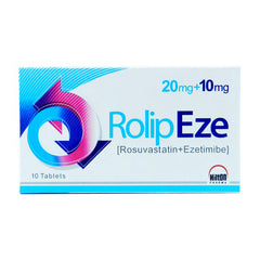 Rolip Eze Tablet 20/10Mg (1 Strip = 10 Tablets)