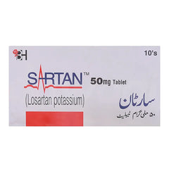 Sartan Tablets 50Mg (1 Box = 10 Tablets)