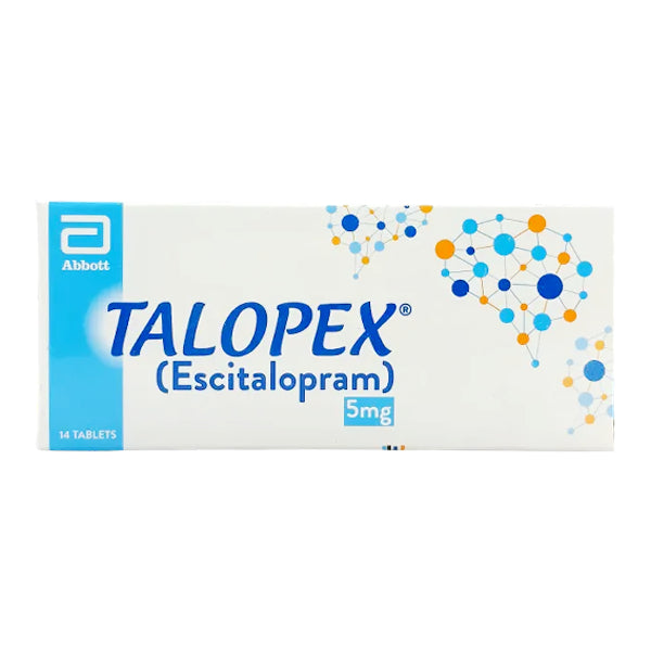 Talopex Tablets 5Mg (1 Box  = 14 Tablets)