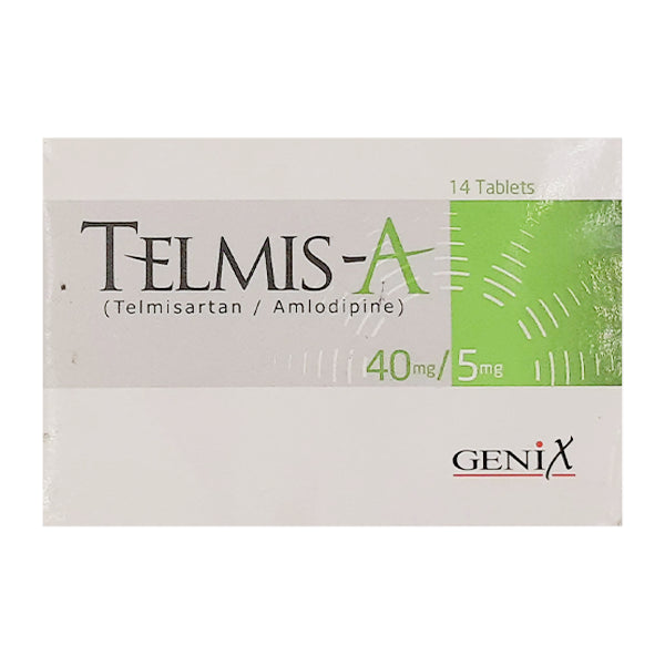Telmis-A Tablets 5Mg/40Mg (1 Box  = 14 Tablets)