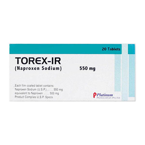 Torex-Ir Tablets 550Mg (1 Strip = 10 Tablets)