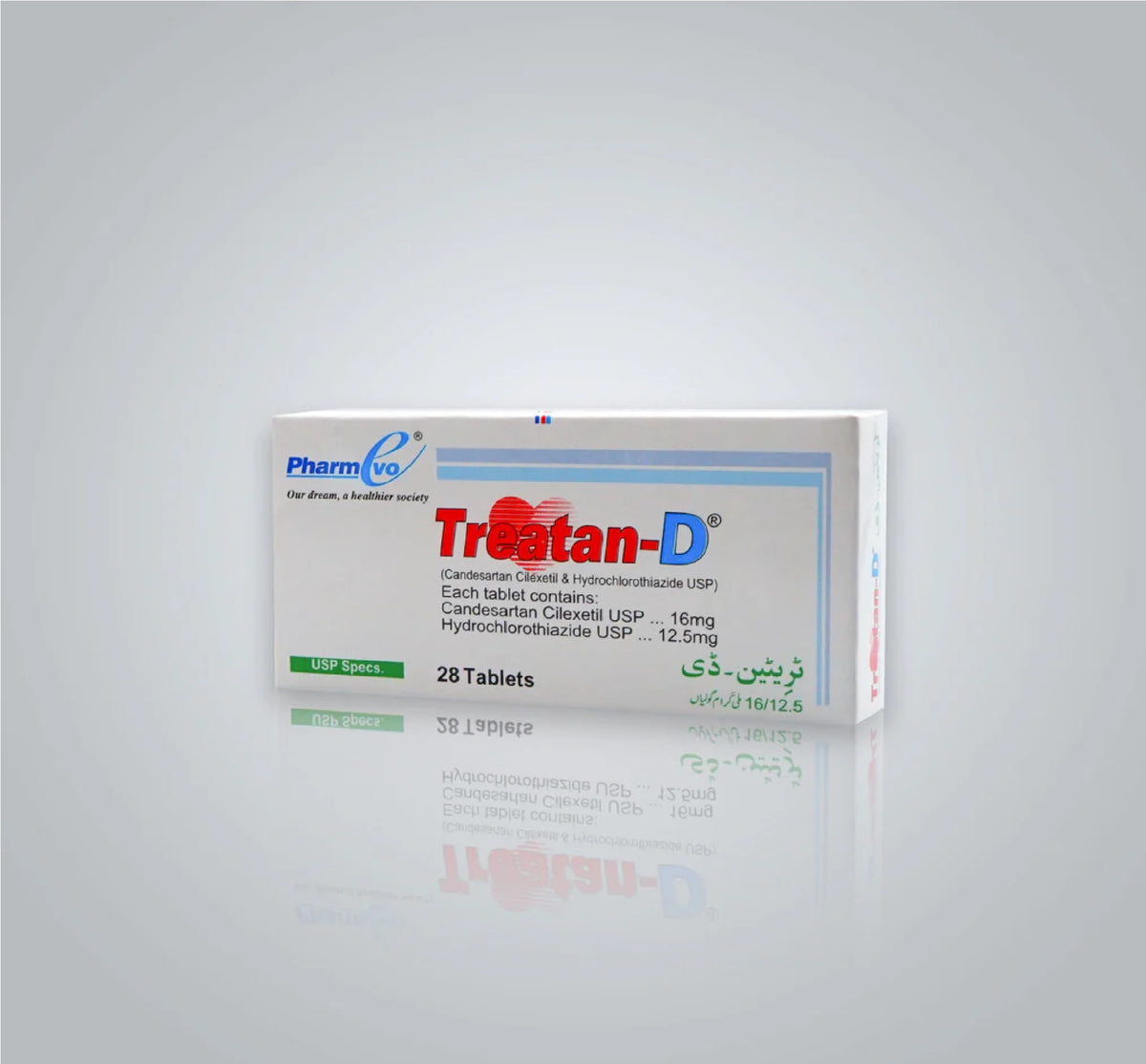 Treatan-D Tablets 16Mg/12.5Mg (1 Strip = 14 Tablets)