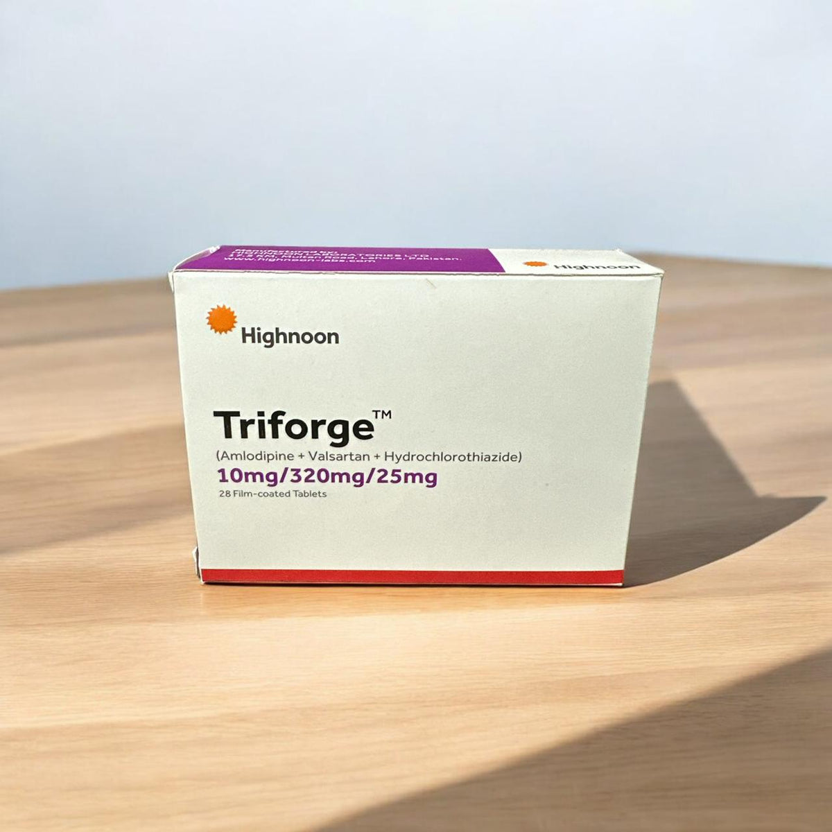 Triforge Tablets 10/320/25Mg  (1 Strip = 7 Tablets)