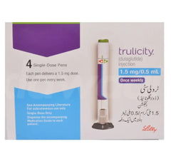 Trulicity Injection 1.5Mg/0.5Ml (1 Box = 4 Injections)