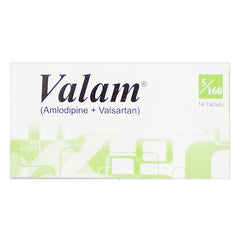 Valam Tablets 5Mg/160Mg (1 Strip = 7 Tablets)