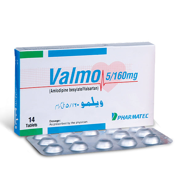 Valmo Tablets 5/160Mg (1 Box = 14 Tablets)