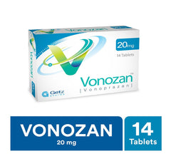 Vonozan Tablets 20Mg (1 Strip = 7 Tablets)