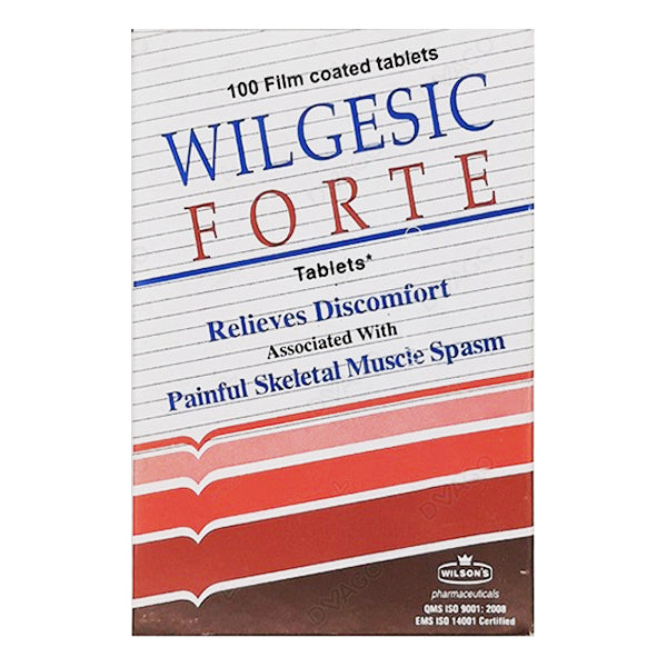 Wilgesic Forte Tablets 650Mg/50Mg (1 Strip = 10 Tablets)