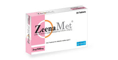 ZeenaMet Tablets 2/500Mg (1 Strip = 10 Tablets)