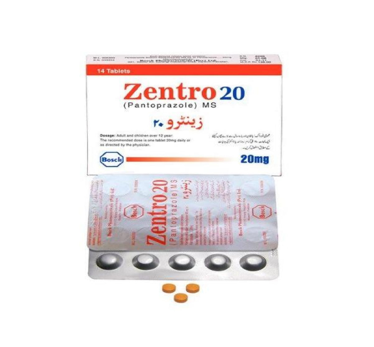 Zentro Tablets 20Mg (1 Box = 14 Tablets)