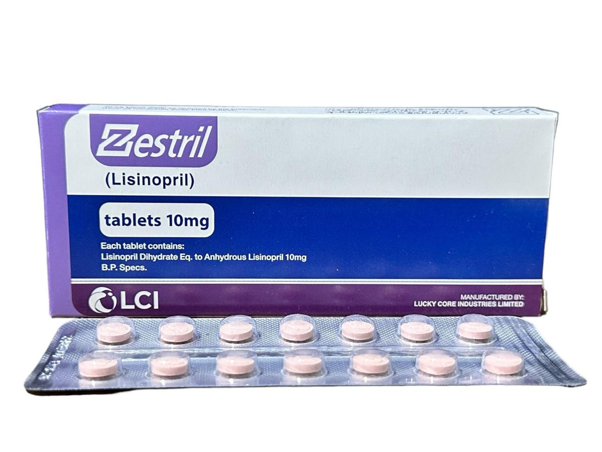 Zestril Tablets 10Mg (1 Box = 14 Tablets)