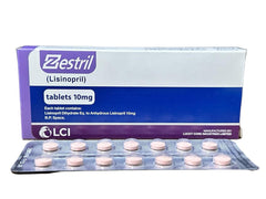 Zestril Tablets 10Mg (1 Box = 14 Tablets)