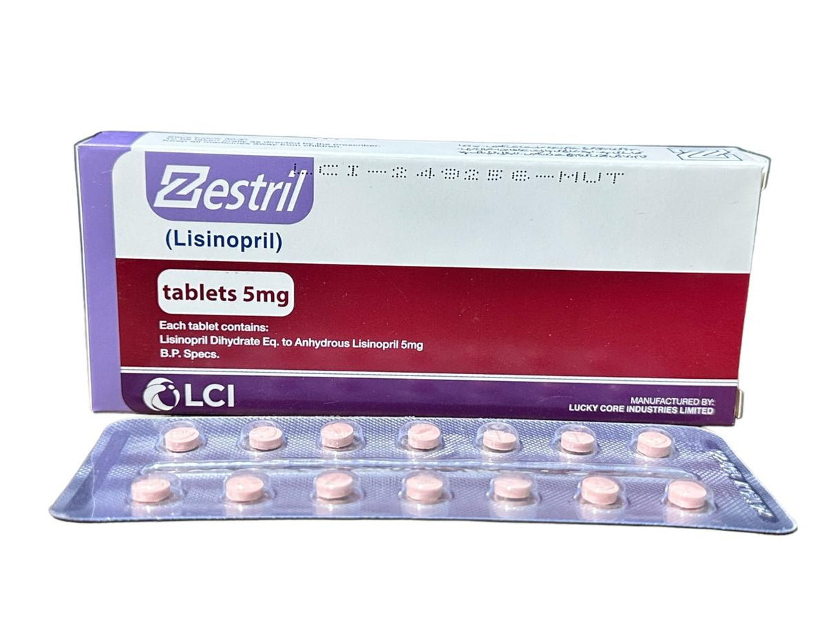 Zestril Tablets 5Mg (1 Box = 14 Tablets)