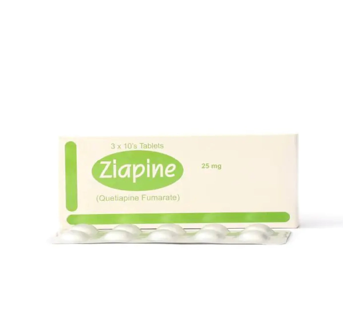 Ziapine Tablets 25Mg (1 Strip = 10 Tablets)