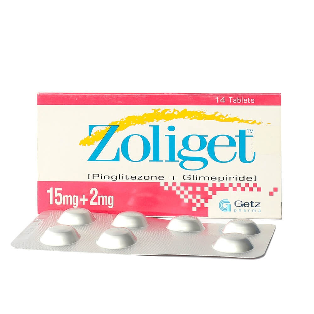 Zoliget Tablets 15Mg/2Mg (1 Strip = 7 Tablets)