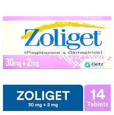 Zoliget Tablets 30Mg/2Mg (1 Strip = 7 Tablets)